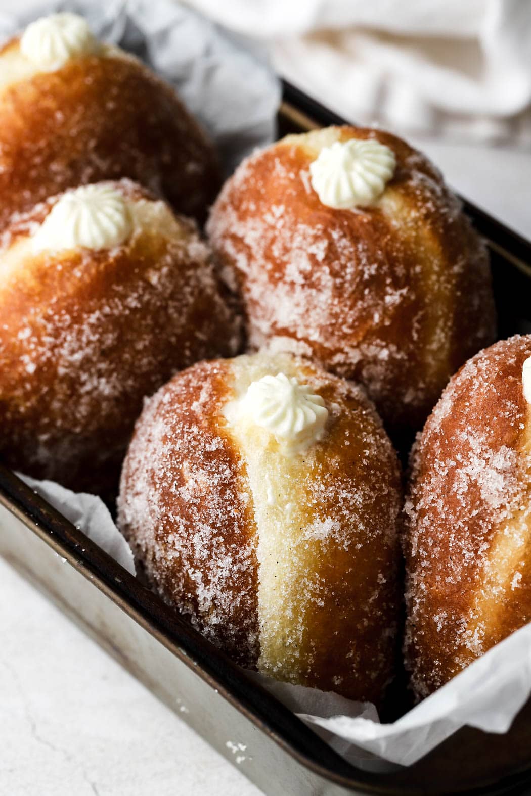 Super Soft Bavarian Cream Filled Donuts