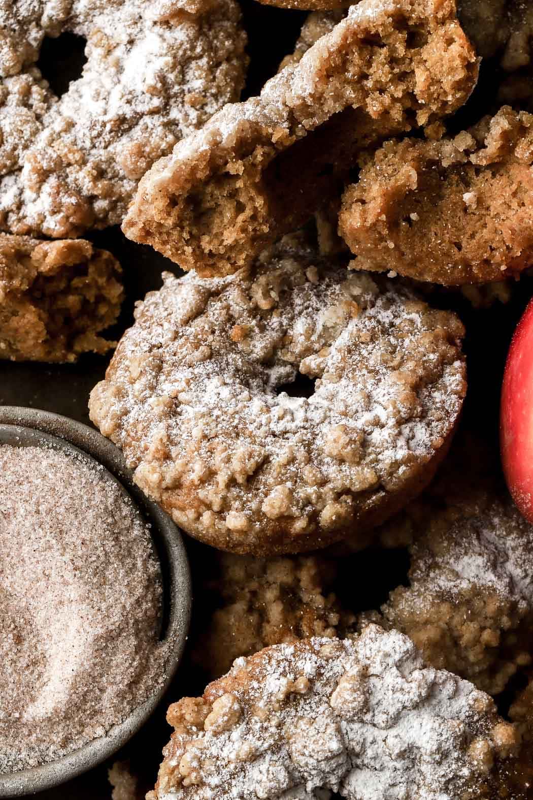 apple crumb donuts