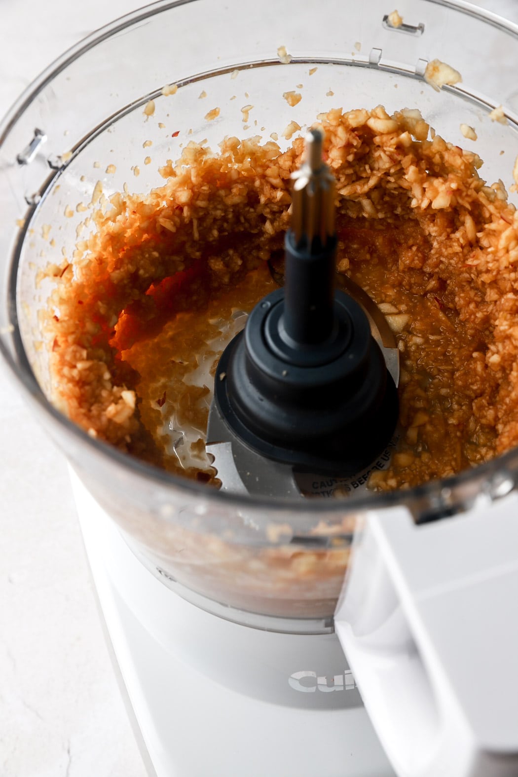 apples grated by food processor