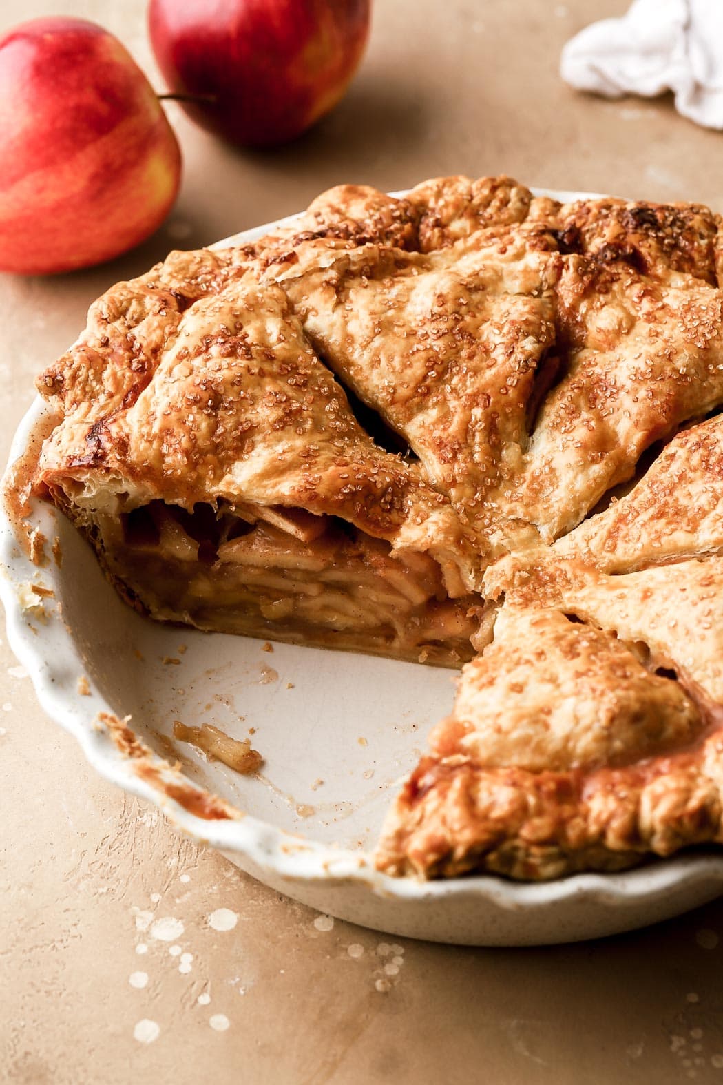 Apple Pie with Puff Pastry - Baran Bakery