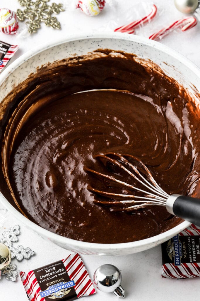 whisk in the dry ingredients