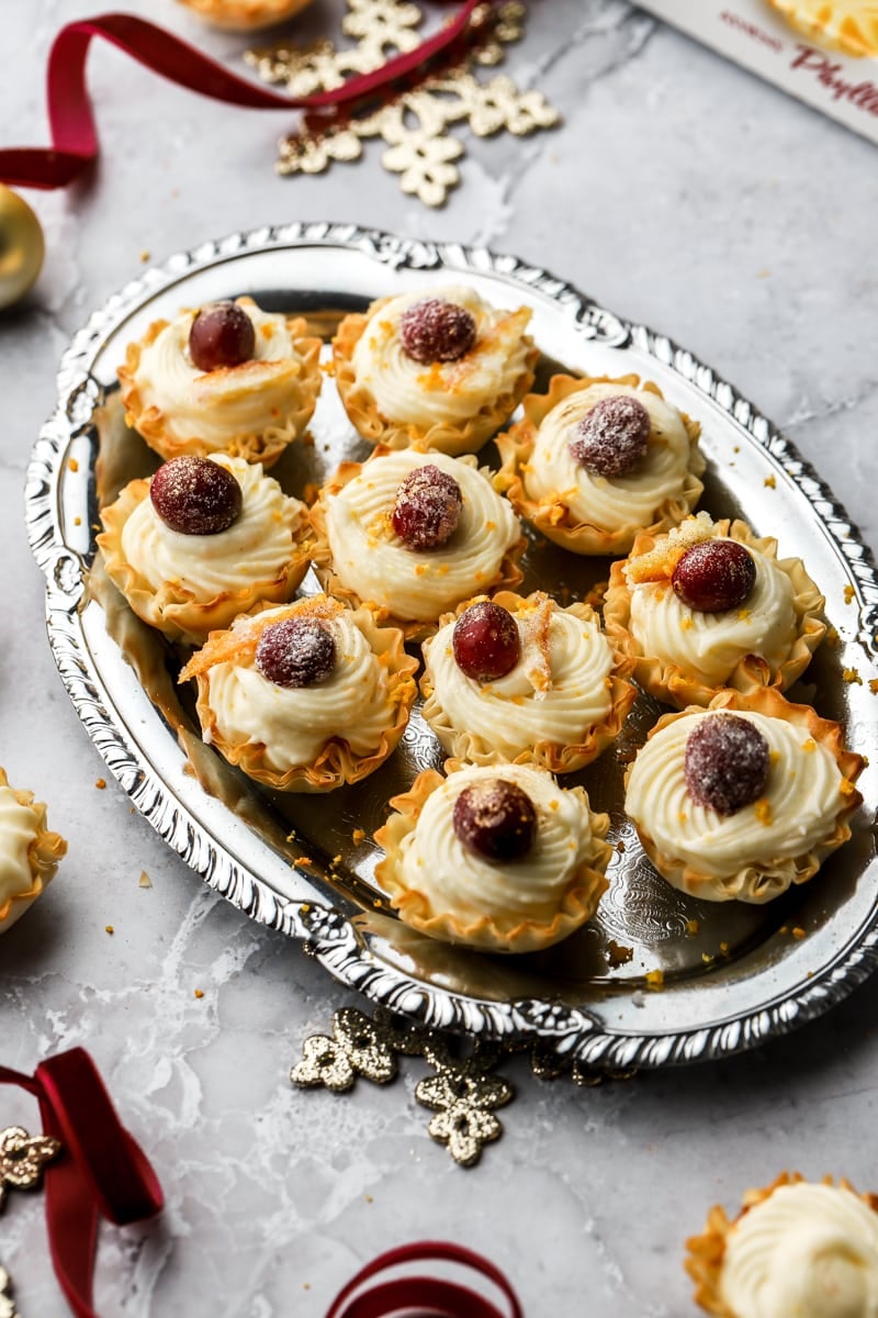 Mini White Chocolate Cranberry Pies - Baran Bakery