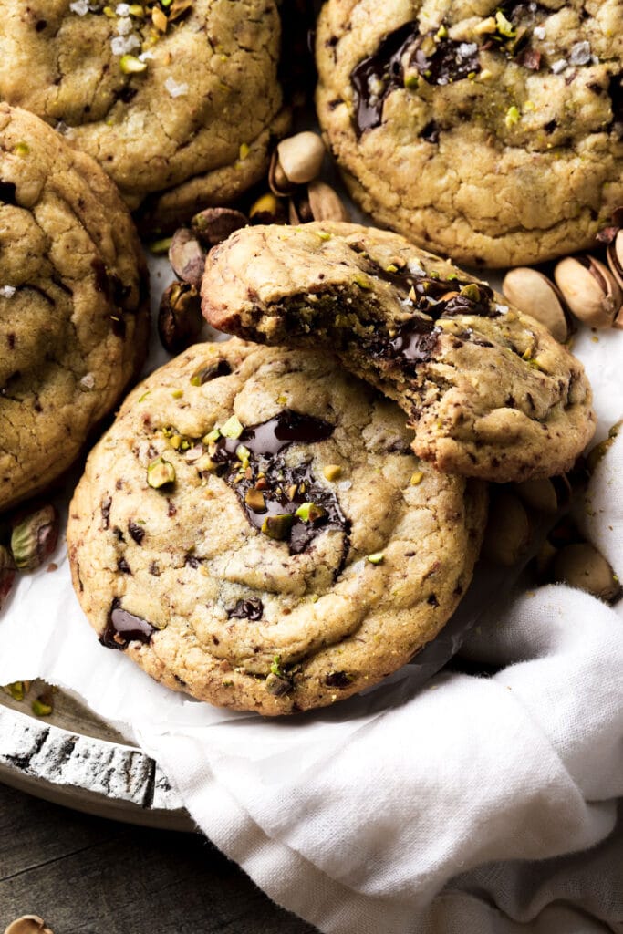 a bite taken out of a cookie