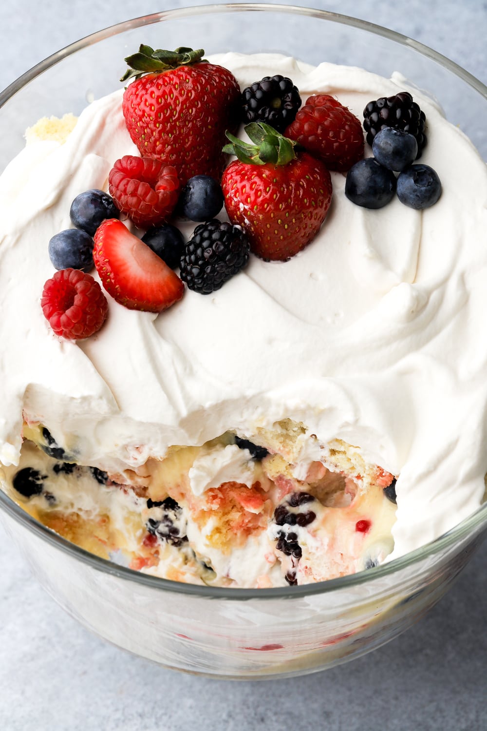 Fresh Fruit Trifle - Baran Bakery