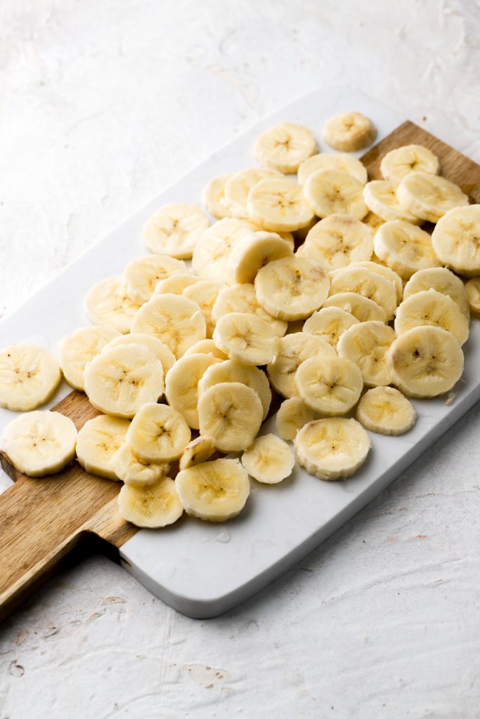 bananas sliced