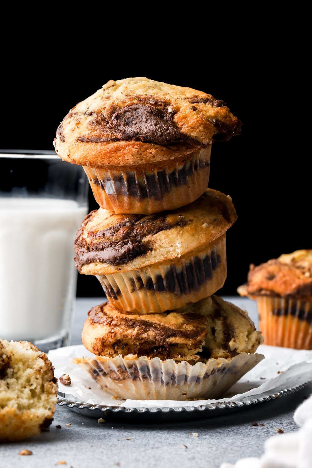 Nutella Muffins - Baran Bakery