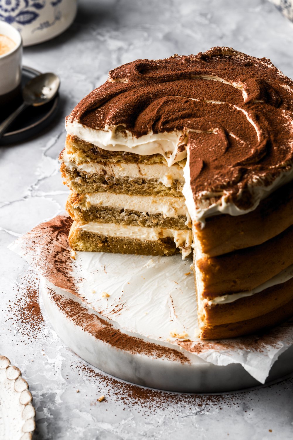 The BEST Tiramisu Cake - Baran Bakery