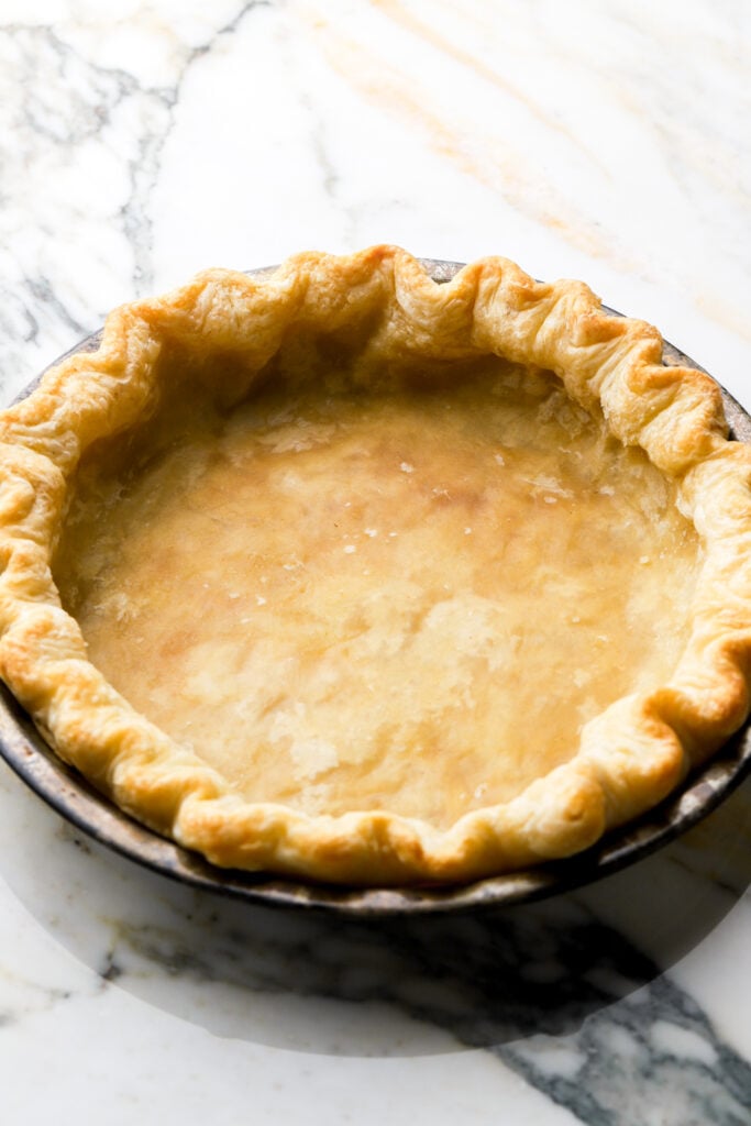 par-baked pie crust