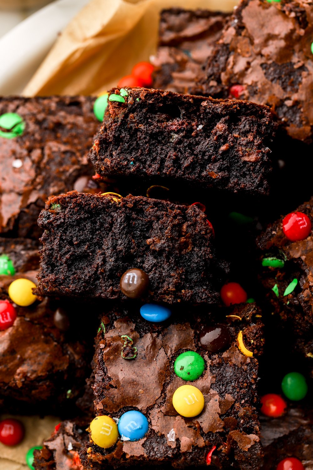 M&M Brownies - Baran Bakery