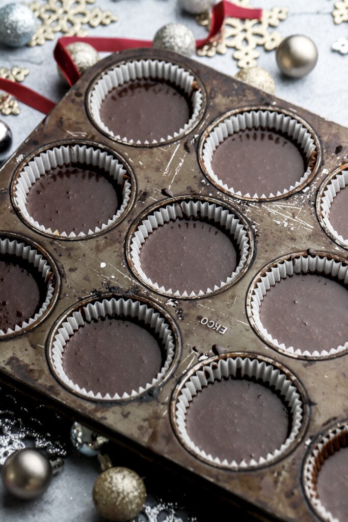 chocolate cupcake batter unbaked