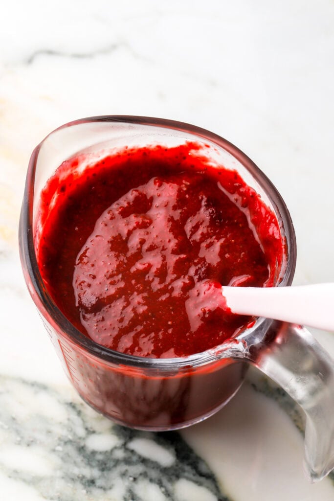 strawberry puree reduced 