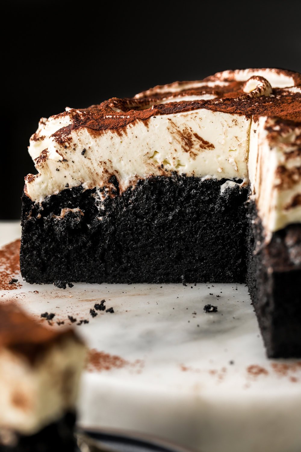Black Cocoa Cake
