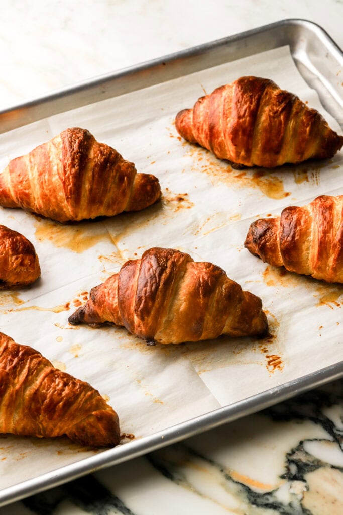 croissants finished baking