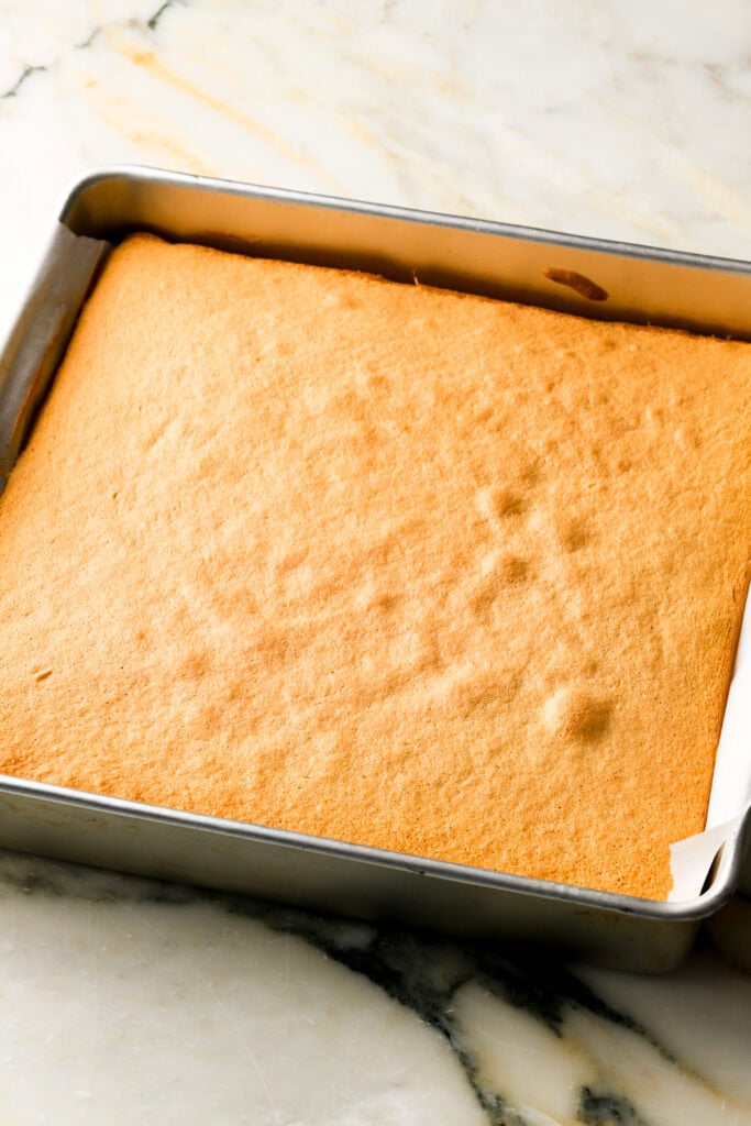 cake finished baking