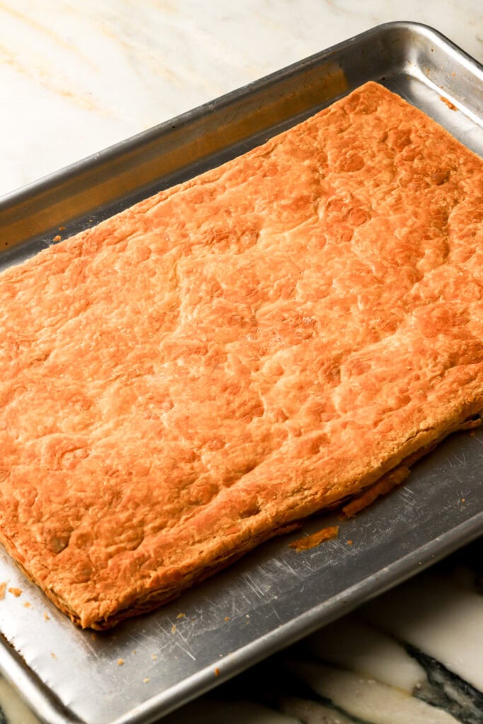 baked puff pastry