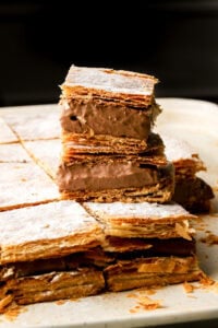 Chocolate Custard Slice