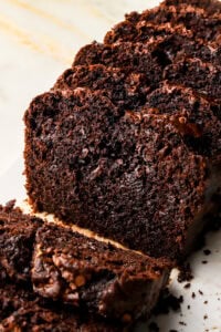 Fudgey Chocolate Zucchini Bread 