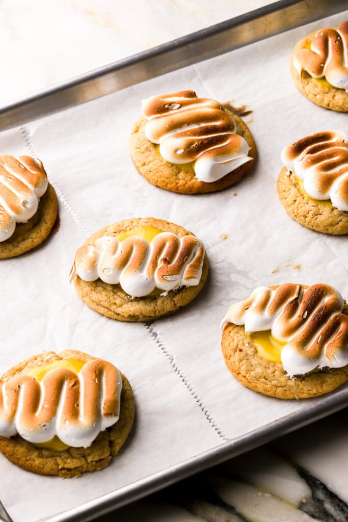 meringue torched