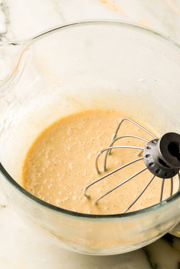 eggs added to batter 1 at a time