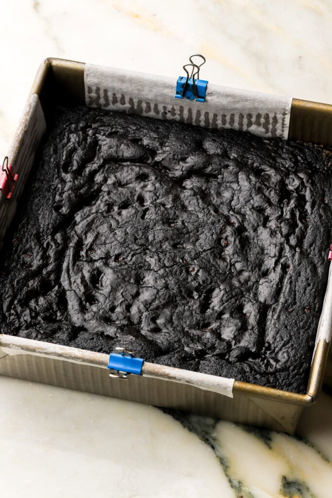 cookie bars finished baking