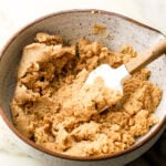 finished shortbread dough