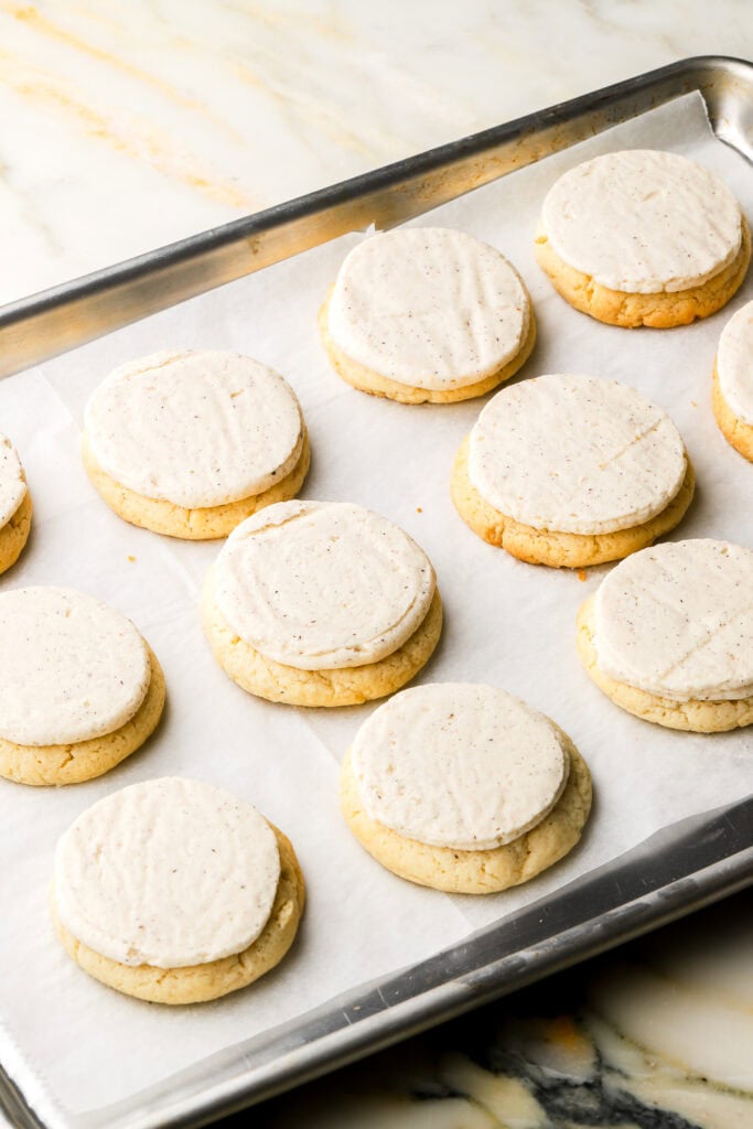 cookies flipped back over