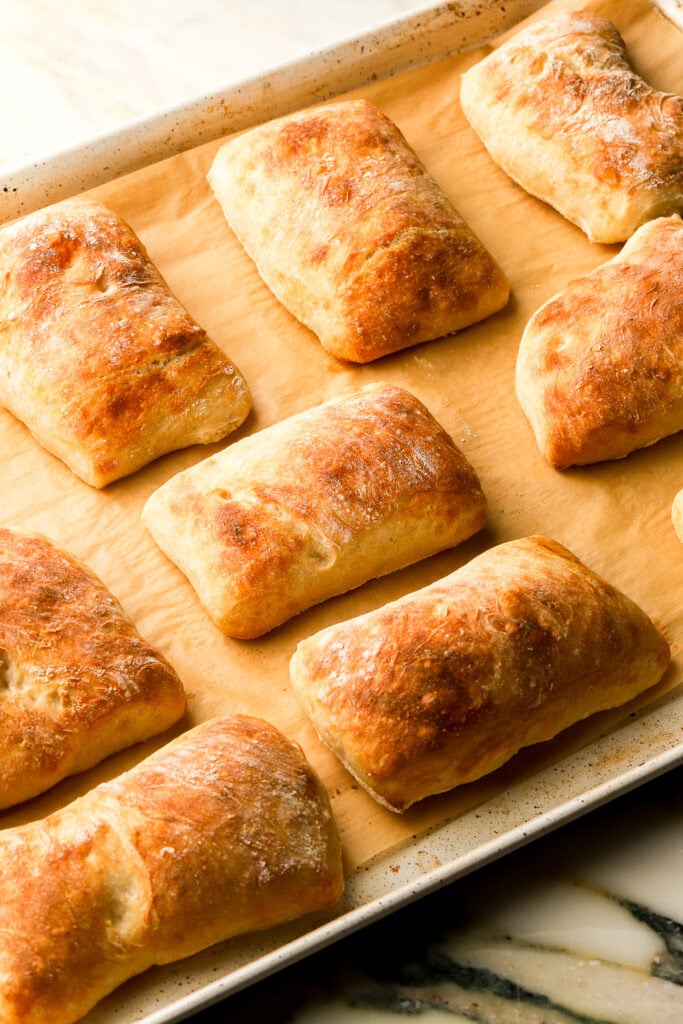 finished ciabatta bread