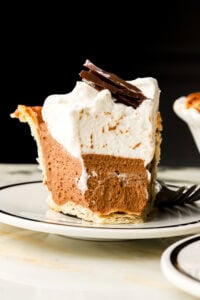 French Silk Pie with Cooked Eggs