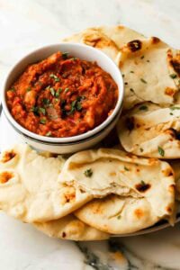 Romanian Zacusca (Eggplant and Pepper Dip)